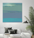 Blue Coast II by Sharon Gordon on GIANT ART - green abstract