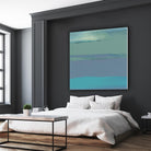 Blue Coast II by Sharon Gordon on GIANT ART - green abstract