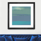 Blue Coast II by Sharon Gordon on GIANT ART - green abstract