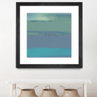 Blue Coast II by Sharon Gordon on GIANT ART - green abstract