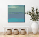 Blue Coast II by Sharon Gordon on GIANT ART - green abstract