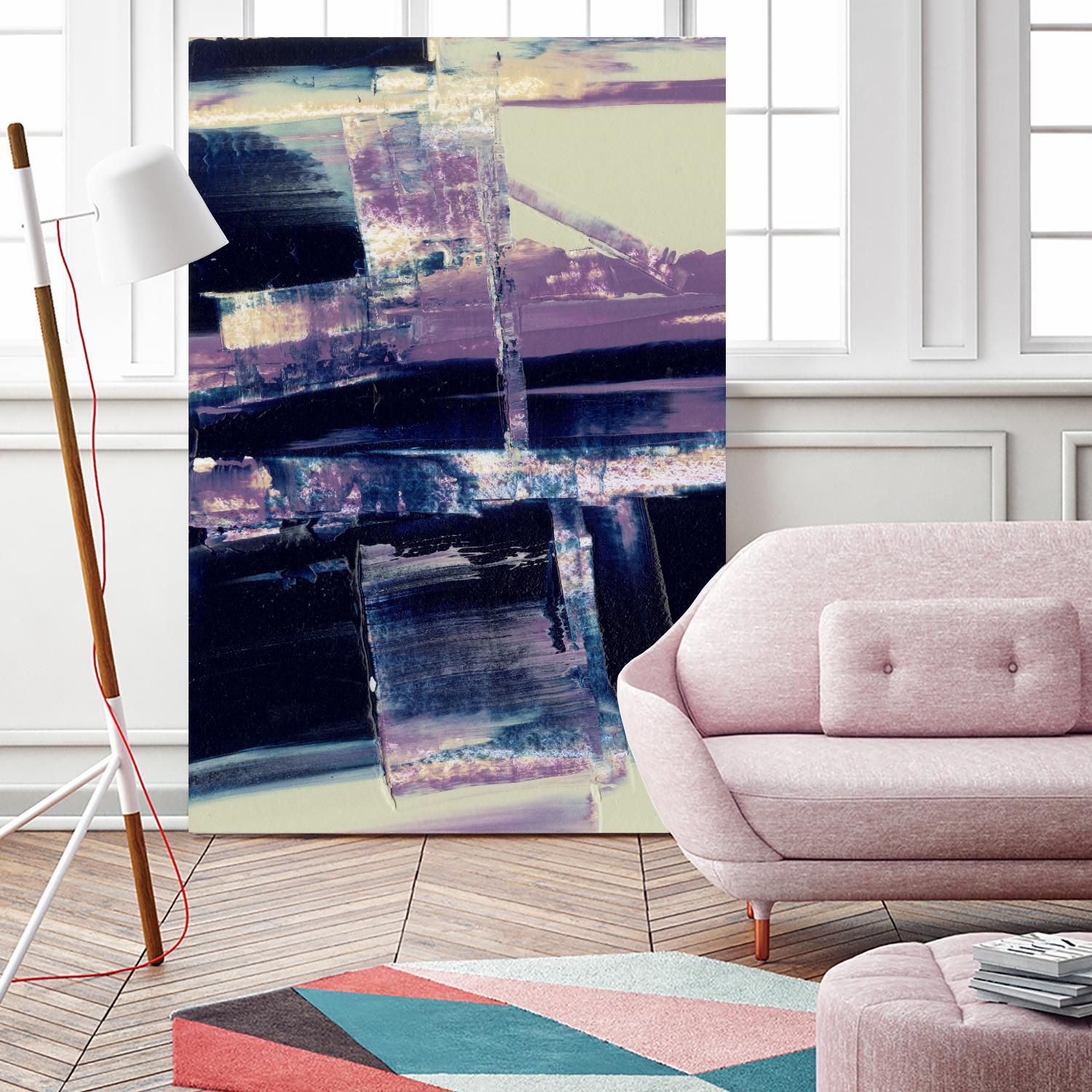 Violet Fusion I by Sharon Gordon on GIANT ART - pink abstract