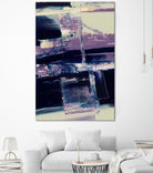 Violet Fusion I by Sharon Gordon on GIANT ART - pink abstract