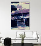 Violet Fusion I by Sharon Gordon on GIANT ART - pink abstract