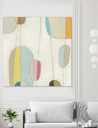 Molecular Motion IV by June Erica Vess on GIANT ART - beige shapes