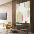 Molecular Motion IV by June Erica Vess on GIANT ART - beige shapes