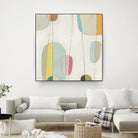 Molecular Motion IV by June Erica Vess on GIANT ART - beige shapes