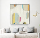 Molecular Motion IV by June Erica Vess on GIANT ART - beige shapes