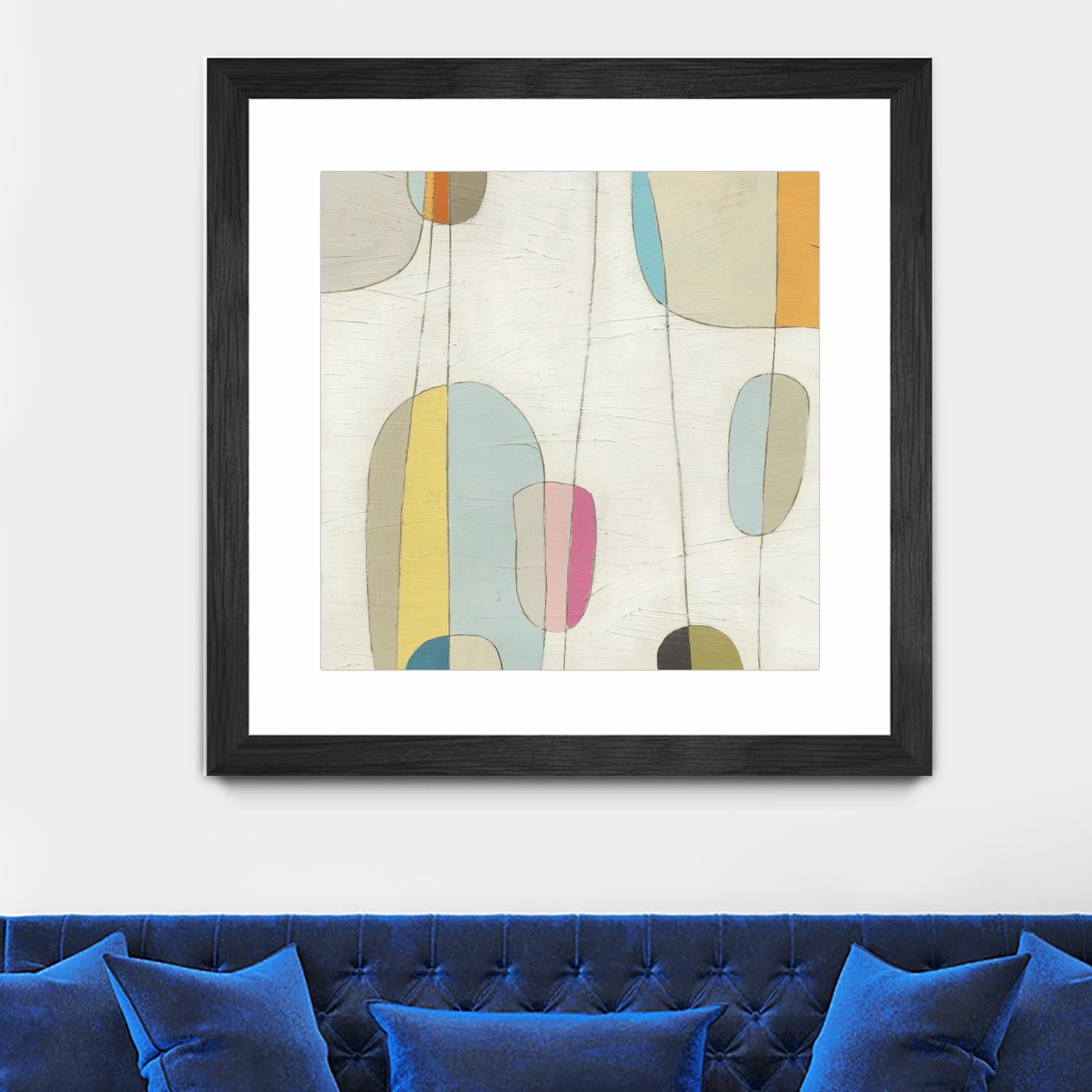 Molecular Motion IV by June Erica Vess on GIANT ART - beige shapes