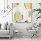 Molecular Motion IV by June Erica Vess on GIANT ART - beige shapes