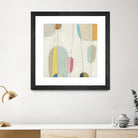 Molecular Motion IV by June Erica Vess on GIANT ART - beige shapes