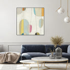 Molecular Motion IV by June Erica Vess on GIANT ART - beige shapes