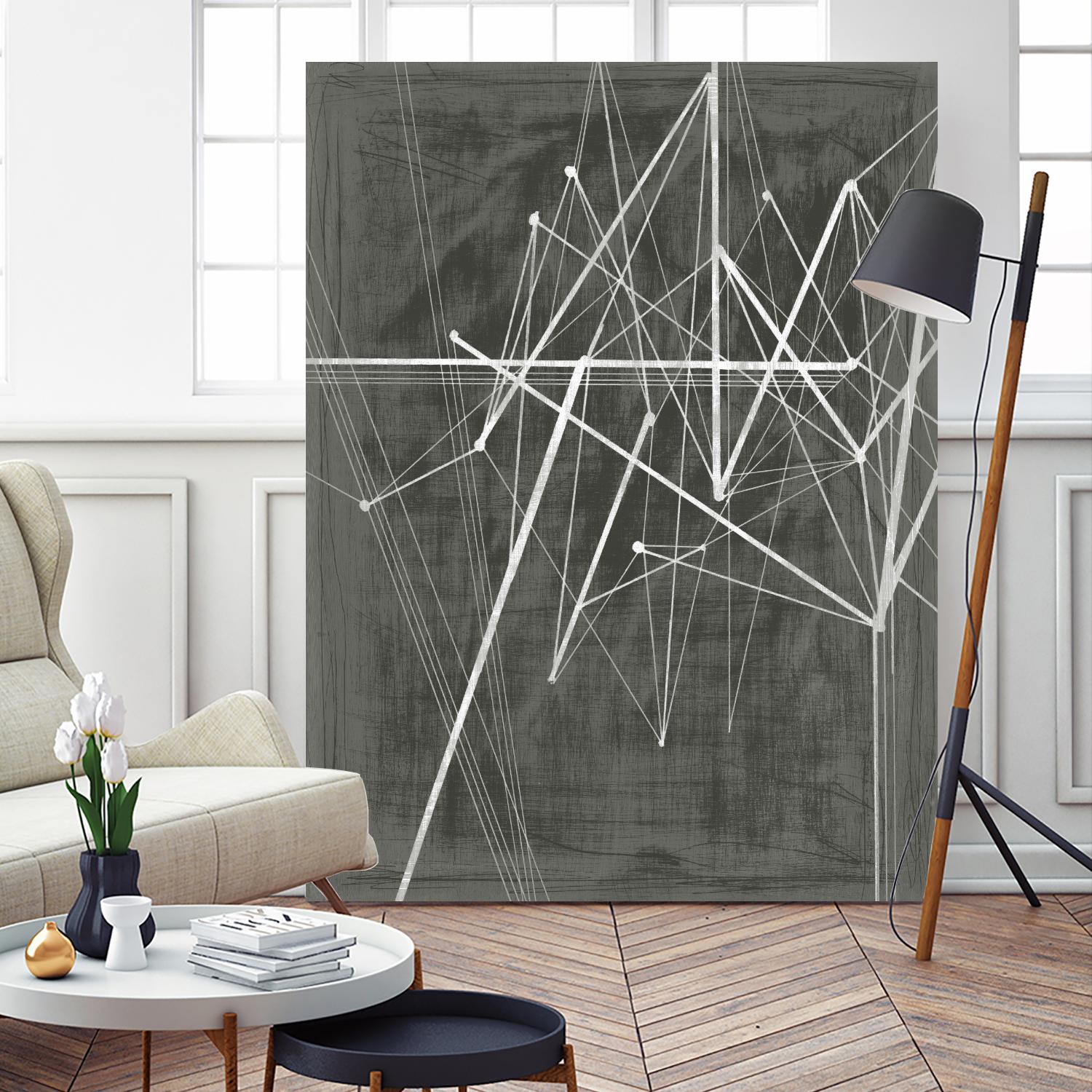Vertices II by Ethan Harper on GIANT ART - white shapes geometrical