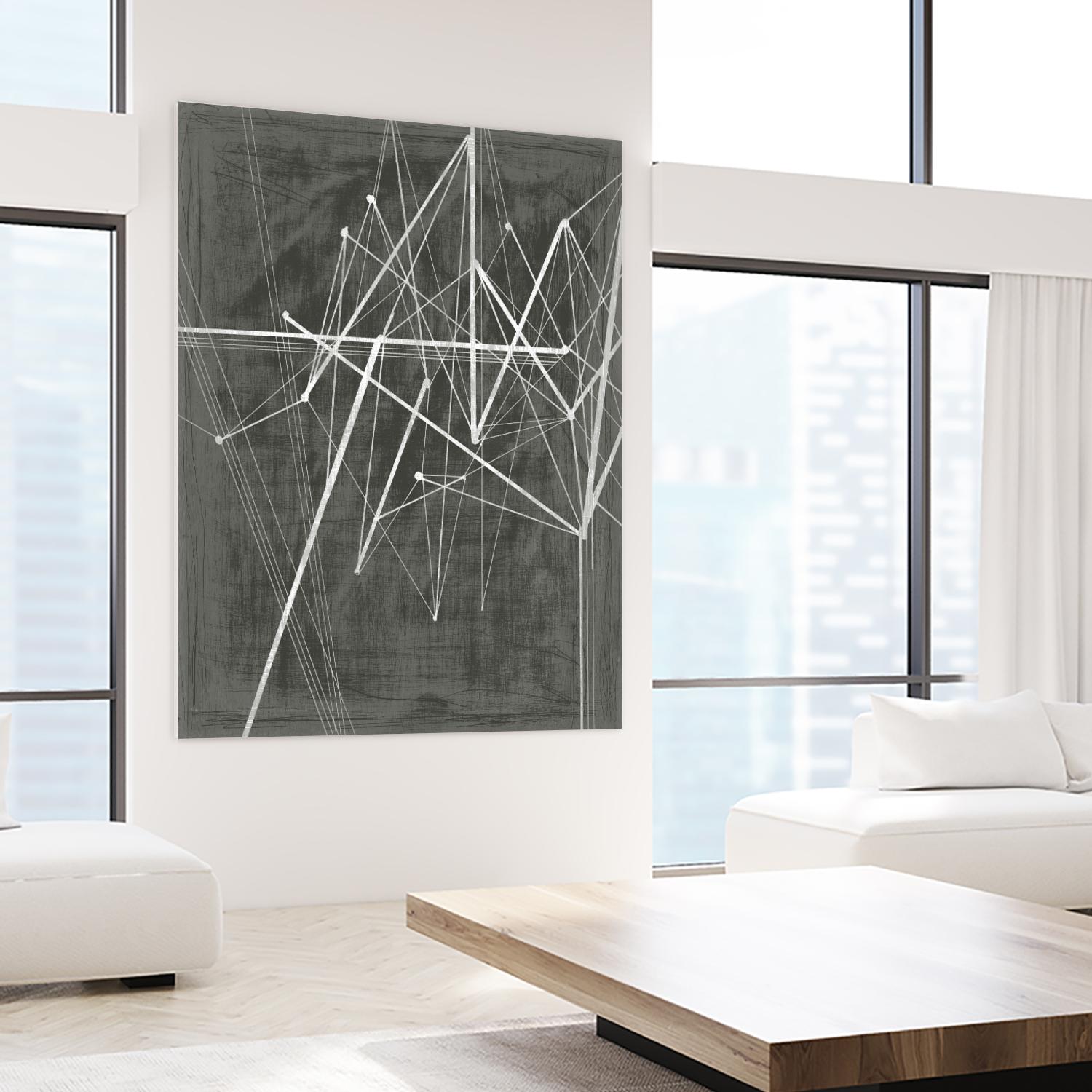 Vertices II by Ethan Harper on GIANT ART - white shapes geometrical