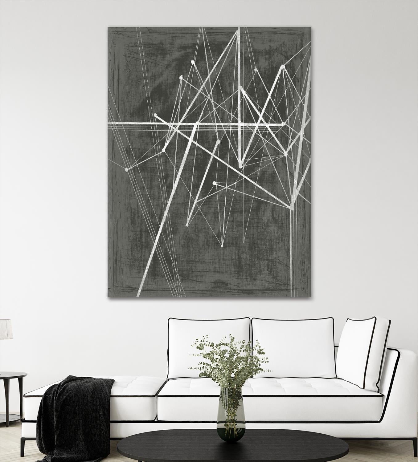 Vertices II by Ethan Harper on GIANT ART - white shapes geometrical