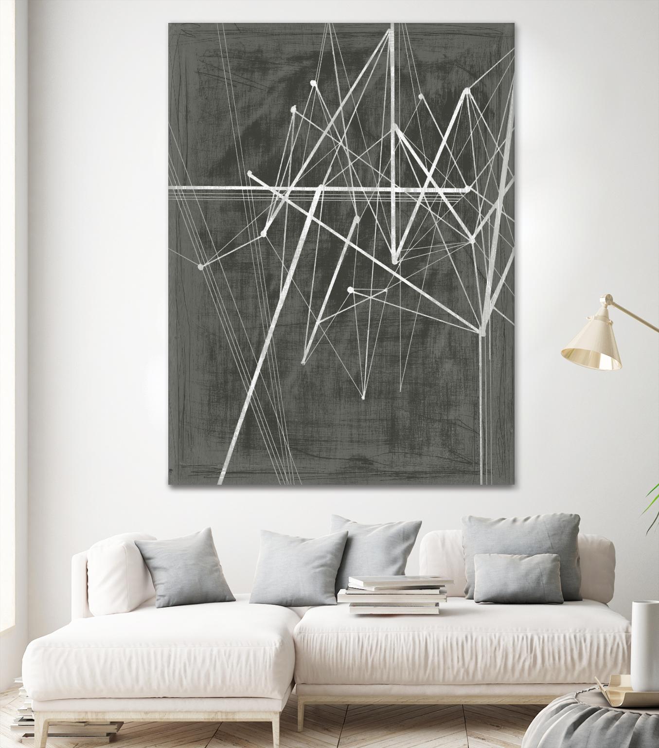 Vertices II by Ethan Harper on GIANT ART - white shapes geometrical