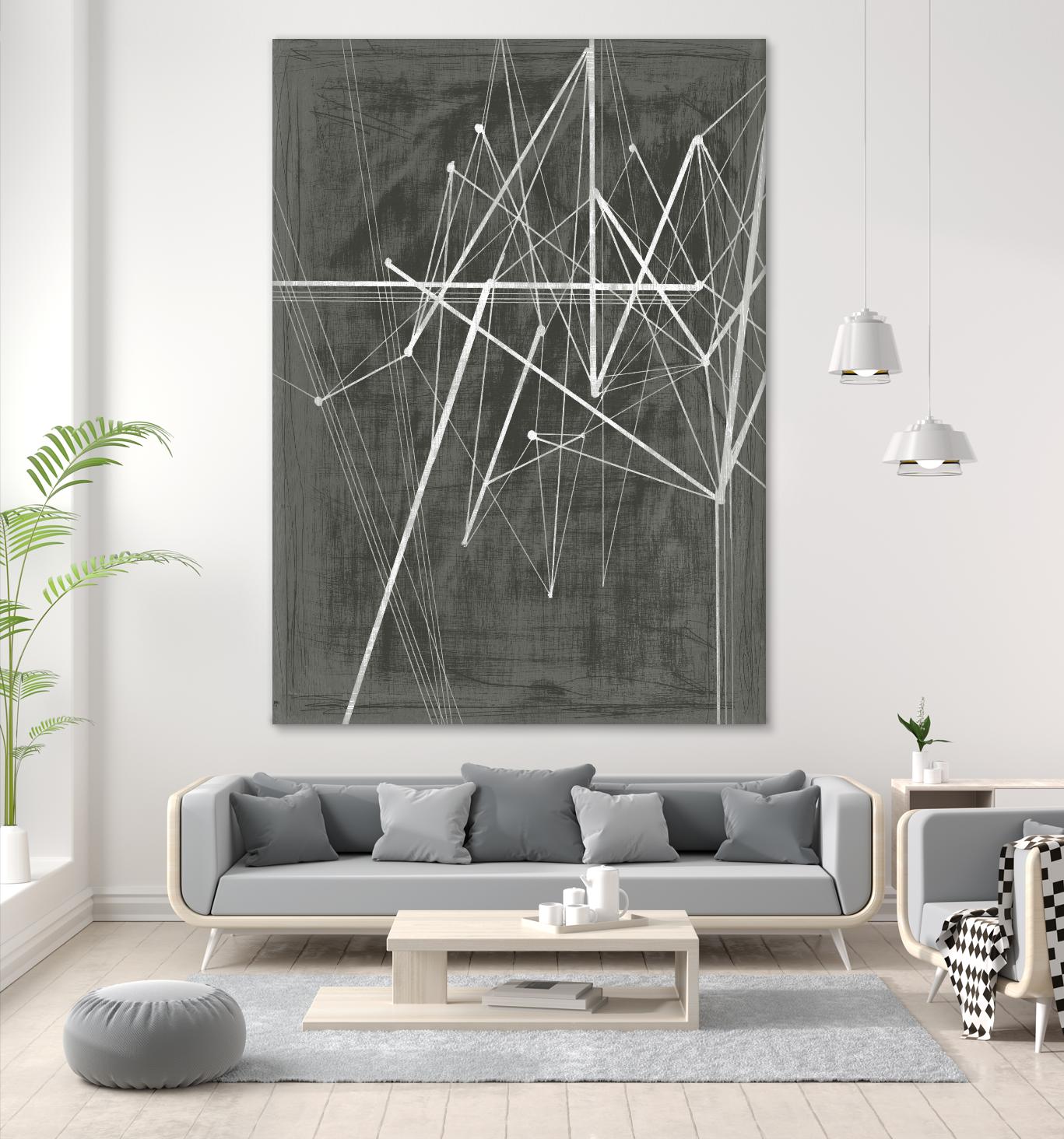 Vertices II by Ethan Harper on GIANT ART - white shapes geometrical