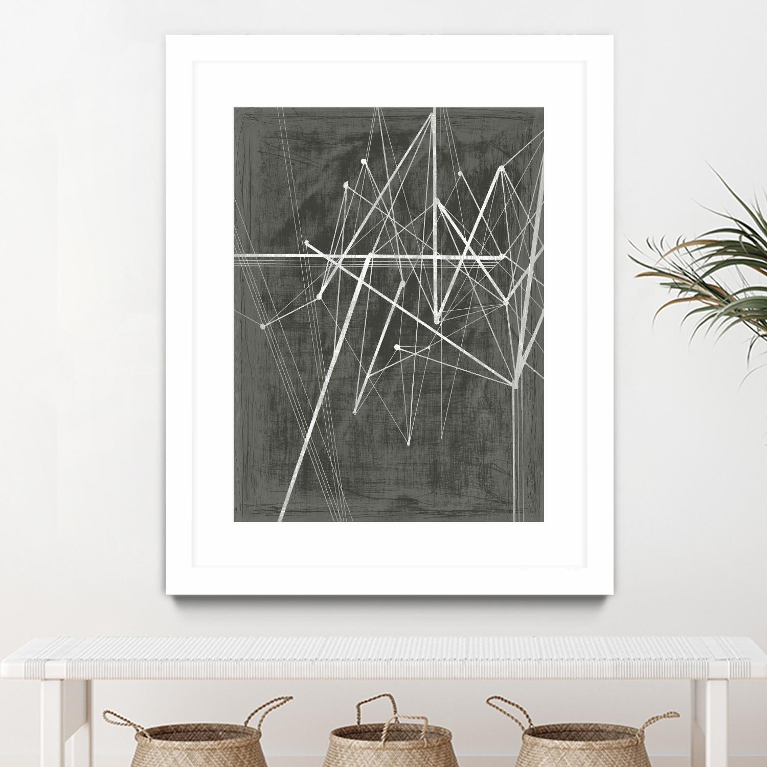 Vertices II by Ethan Harper on GIANT ART - white shapes geometrical