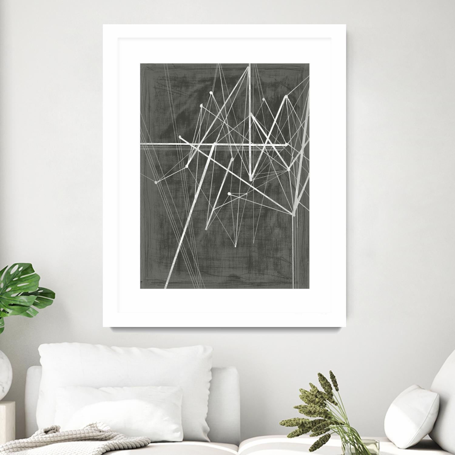 Vertices II by Ethan Harper on GIANT ART - white shapes geometrical