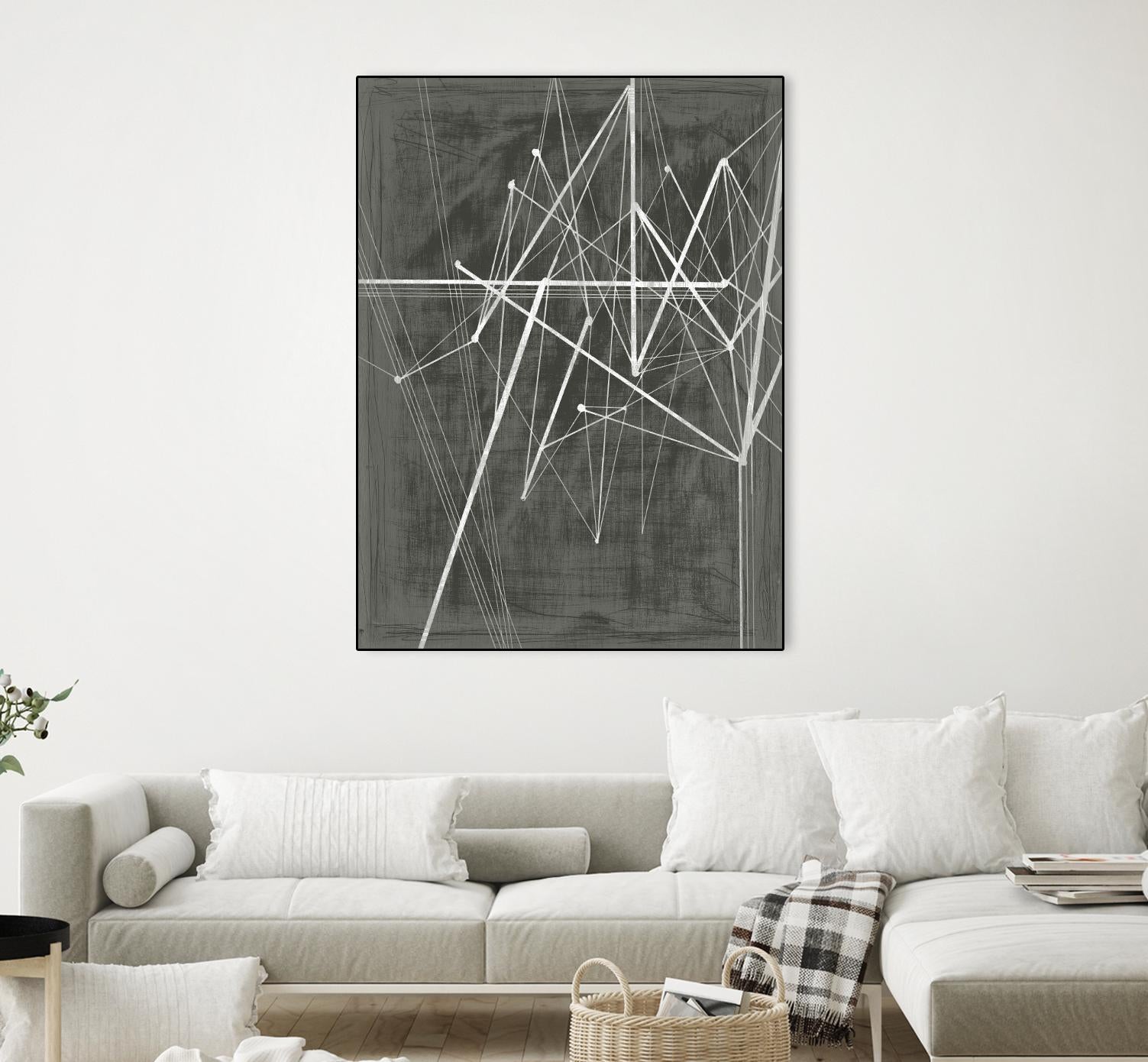 Vertices II by Ethan Harper on GIANT ART - white shapes geometrical