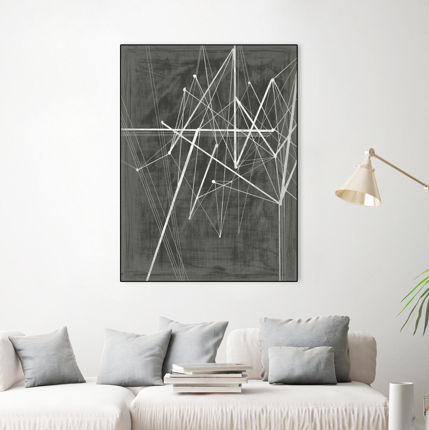 Vertices II by Ethan Harper on GIANT ART - white shapes geometrical