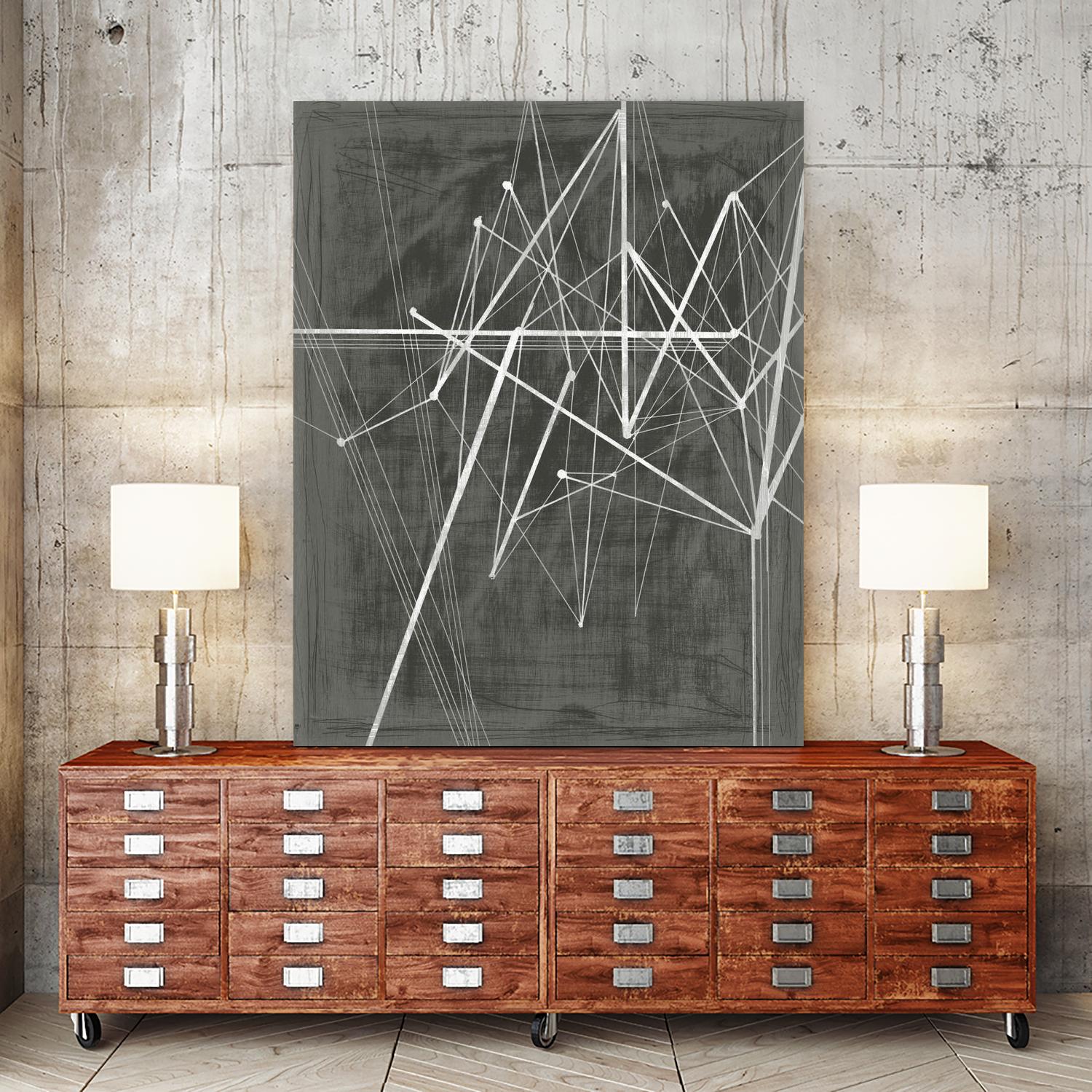 Vertices II by Ethan Harper on GIANT ART - white shapes geometrical