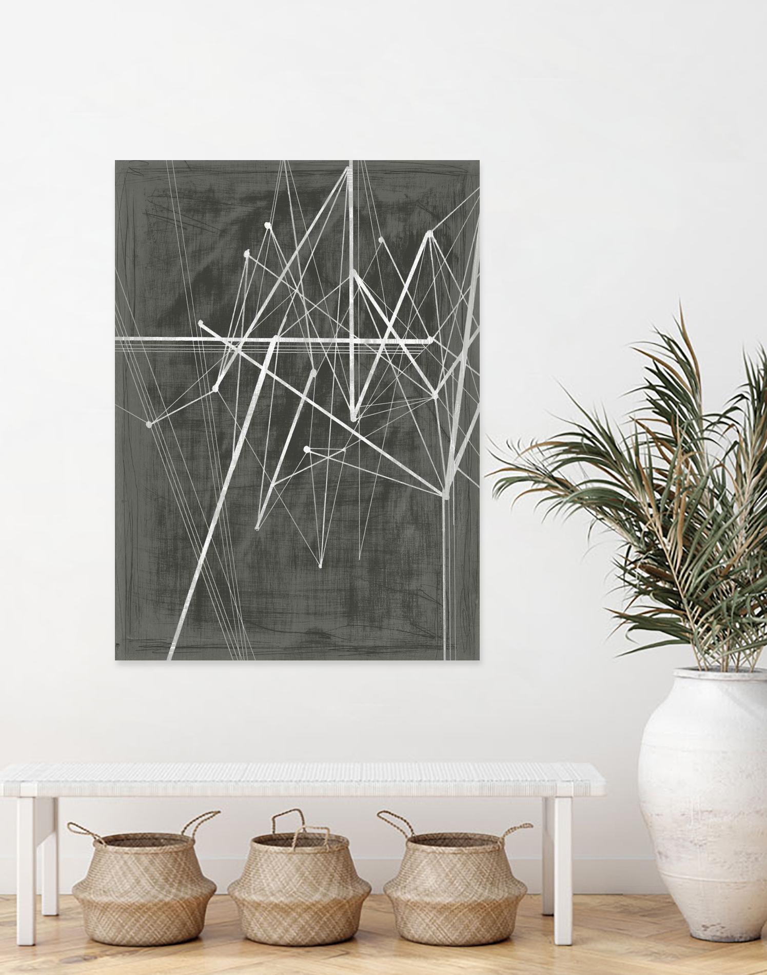 Vertices II by Ethan Harper on GIANT ART - white shapes geometrical