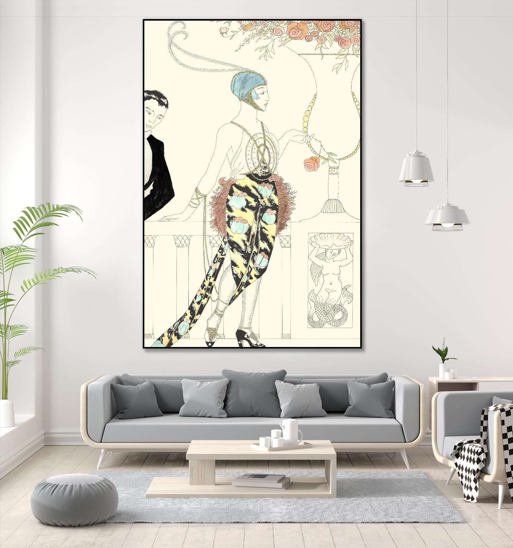 Arte Deco Fashion II by Unknown on GIANT ART - fashion