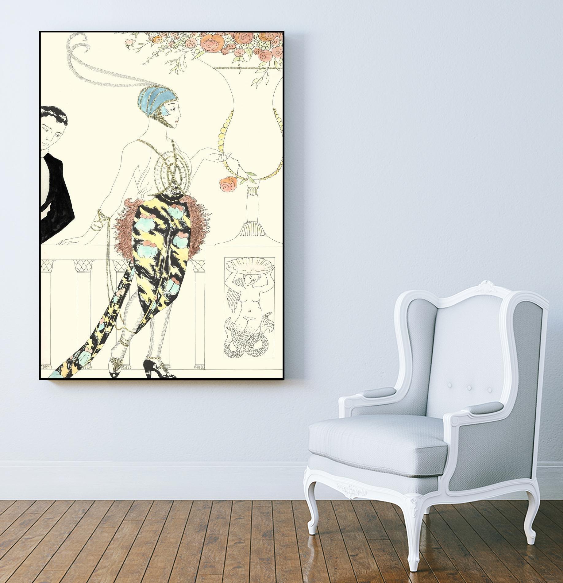 Arte Deco Fashion II by Unknown on GIANT ART - fashion