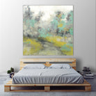 Pastel Walk II by Jennifer Goldberger on GIANT ART - green abstract