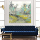 Pastel Walk II by Jennifer Goldberger on GIANT ART - green abstract