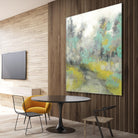 Pastel Walk II by Jennifer Goldberger on GIANT ART - green abstract