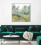 Pastel Walk II by Jennifer Goldberger on GIANT ART - green abstract