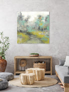 Pastel Walk II by Jennifer Goldberger on GIANT ART - green abstract