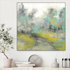 Pastel Walk II by Jennifer Goldberger on GIANT ART - green abstract