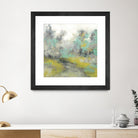 Pastel Walk II by Jennifer Goldberger on GIANT ART - green abstract