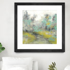 Pastel Walk II by Jennifer Goldberger on GIANT ART - green abstract