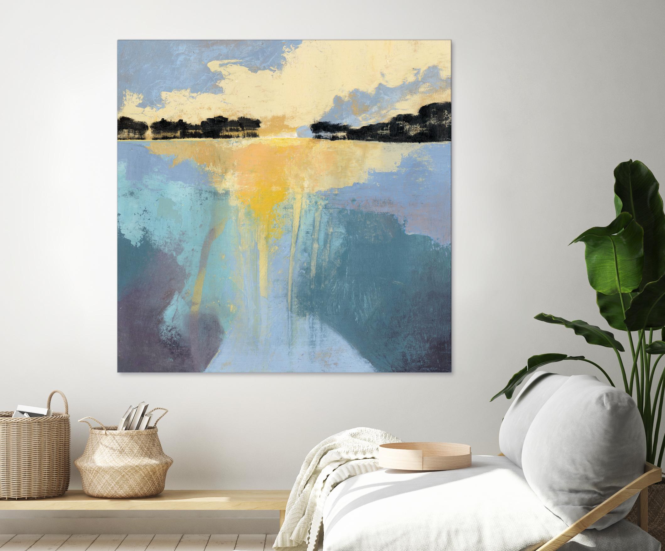 Back Bay Sun I by Grace Popp on GIANT ART - blue sea scene