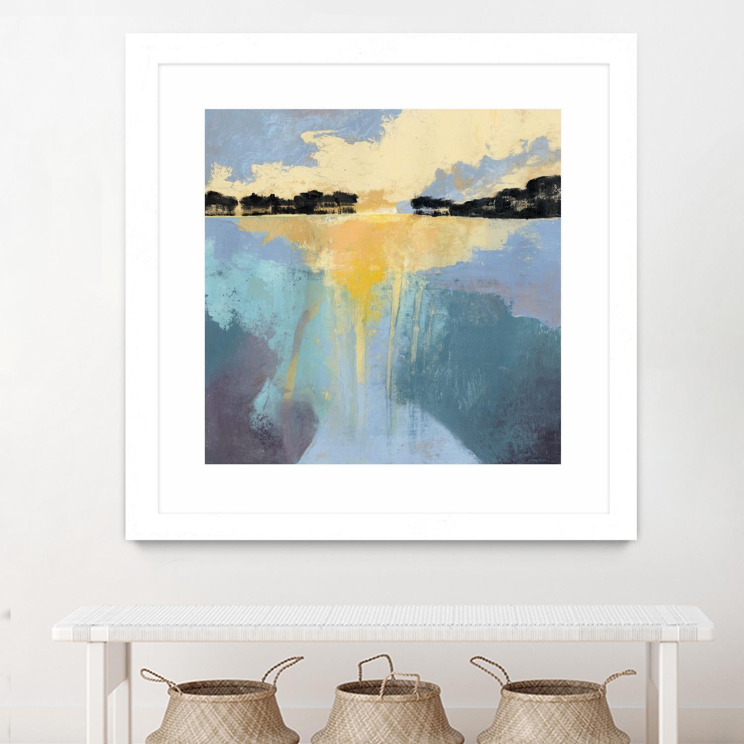 Back Bay Sun I by Grace Popp on GIANT ART - blue sea scene