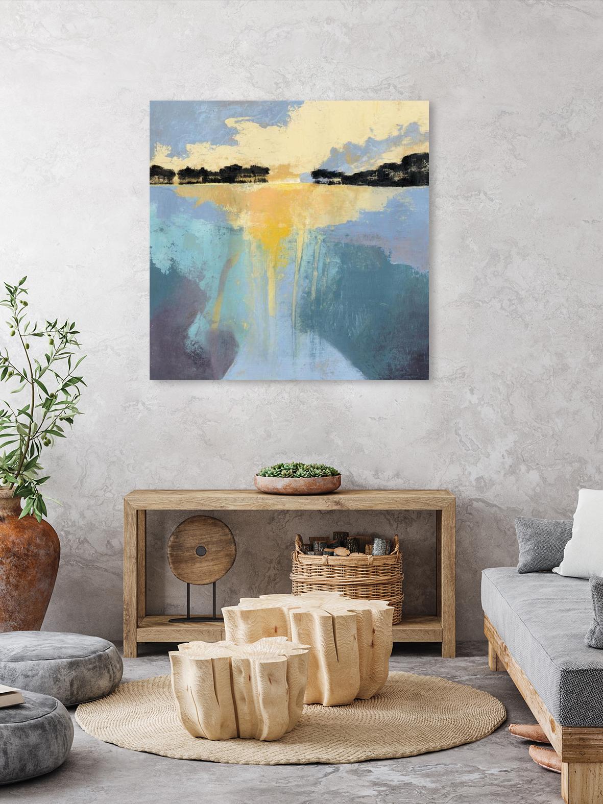 Back Bay Sun I by Grace Popp on GIANT ART - blue sea scene