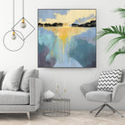 Back Bay Sun I by Grace Popp on GIANT ART - blue sea scene