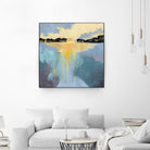 Back Bay Sun I by Grace Popp on GIANT ART - blue sea scene