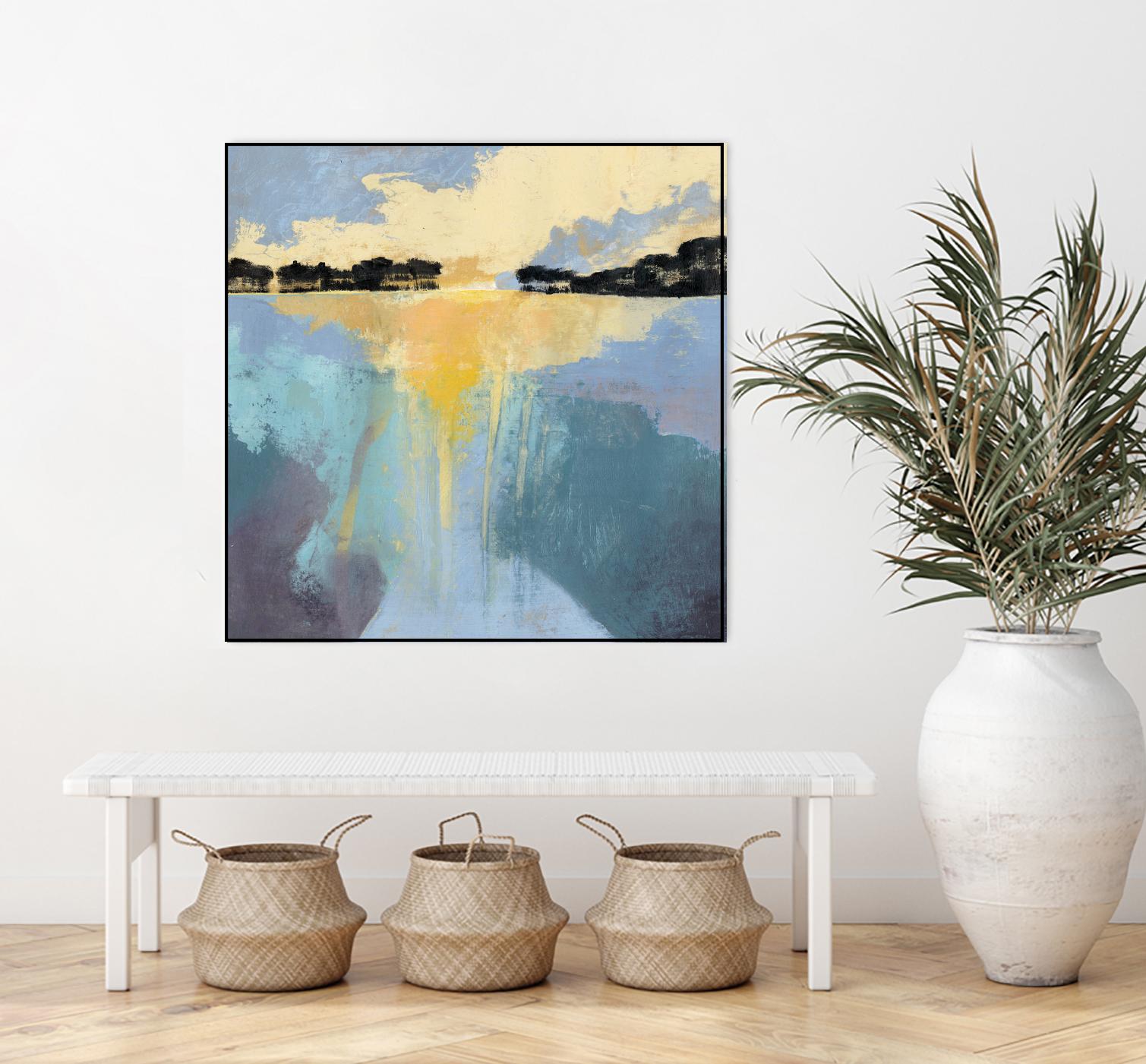 Back Bay Sun I by Grace Popp on GIANT ART - blue sea scene
