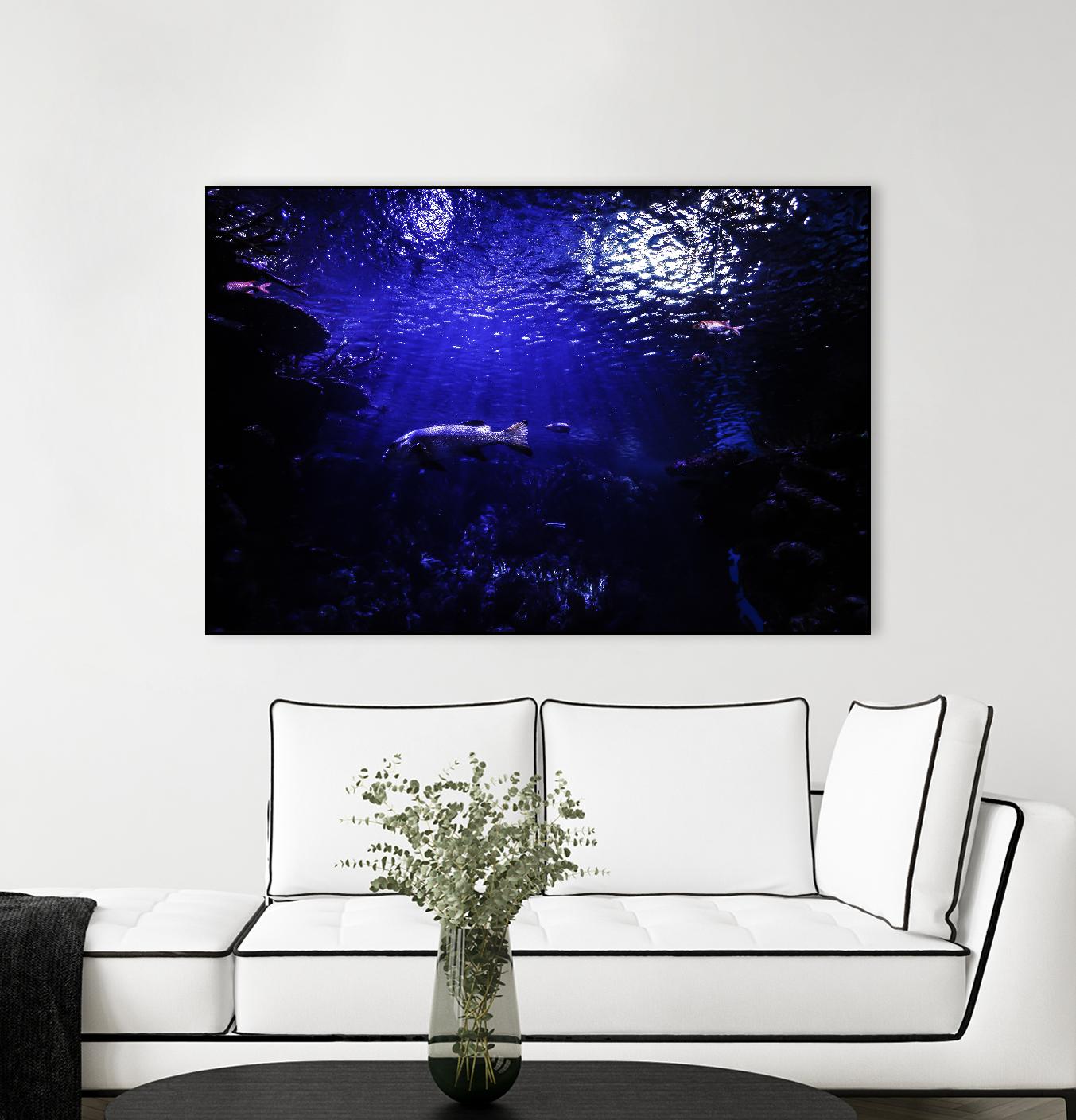 Dark Ocean by Pexels on GIANT ART - black sea scene