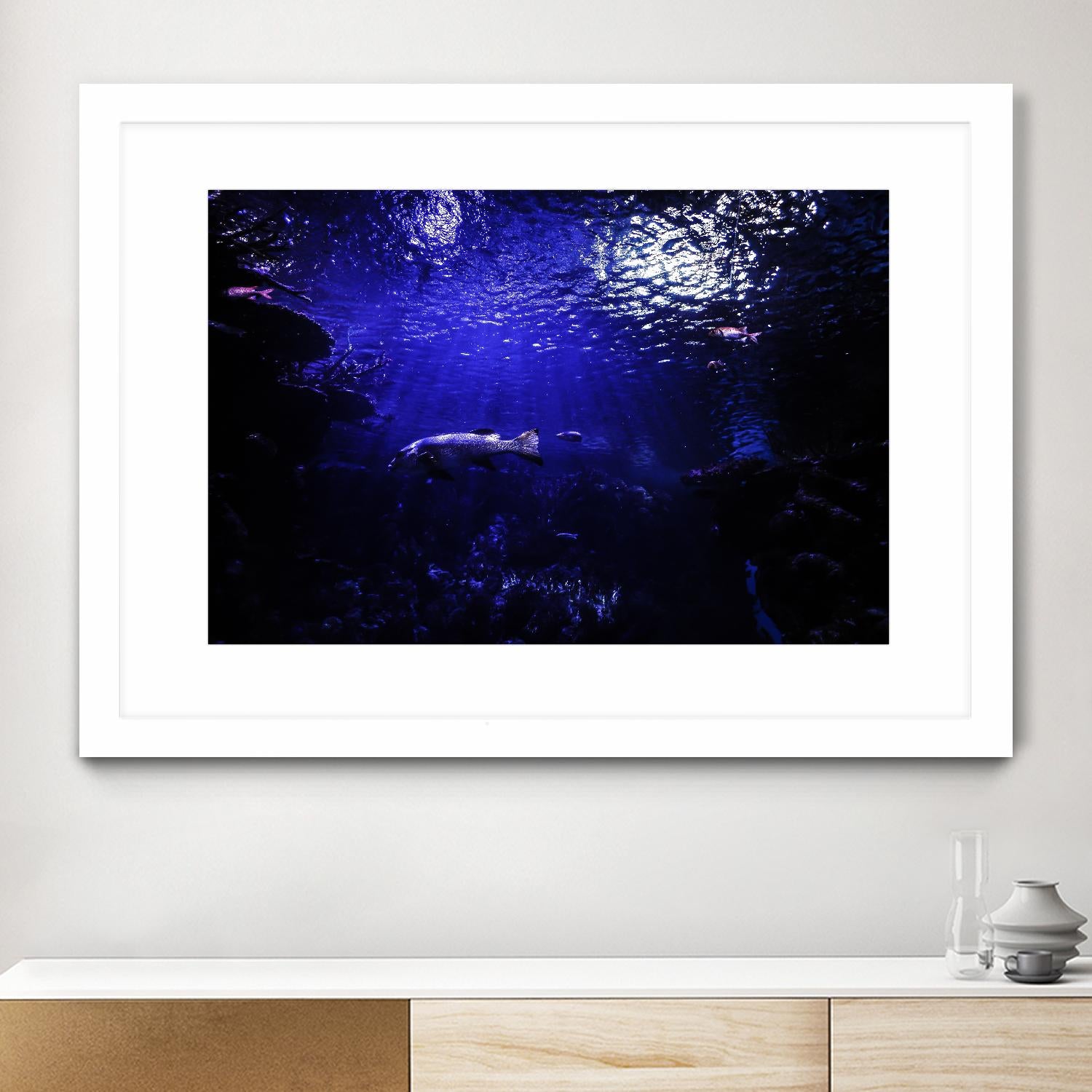 Dark Ocean by Pexels on GIANT ART - black sea scene