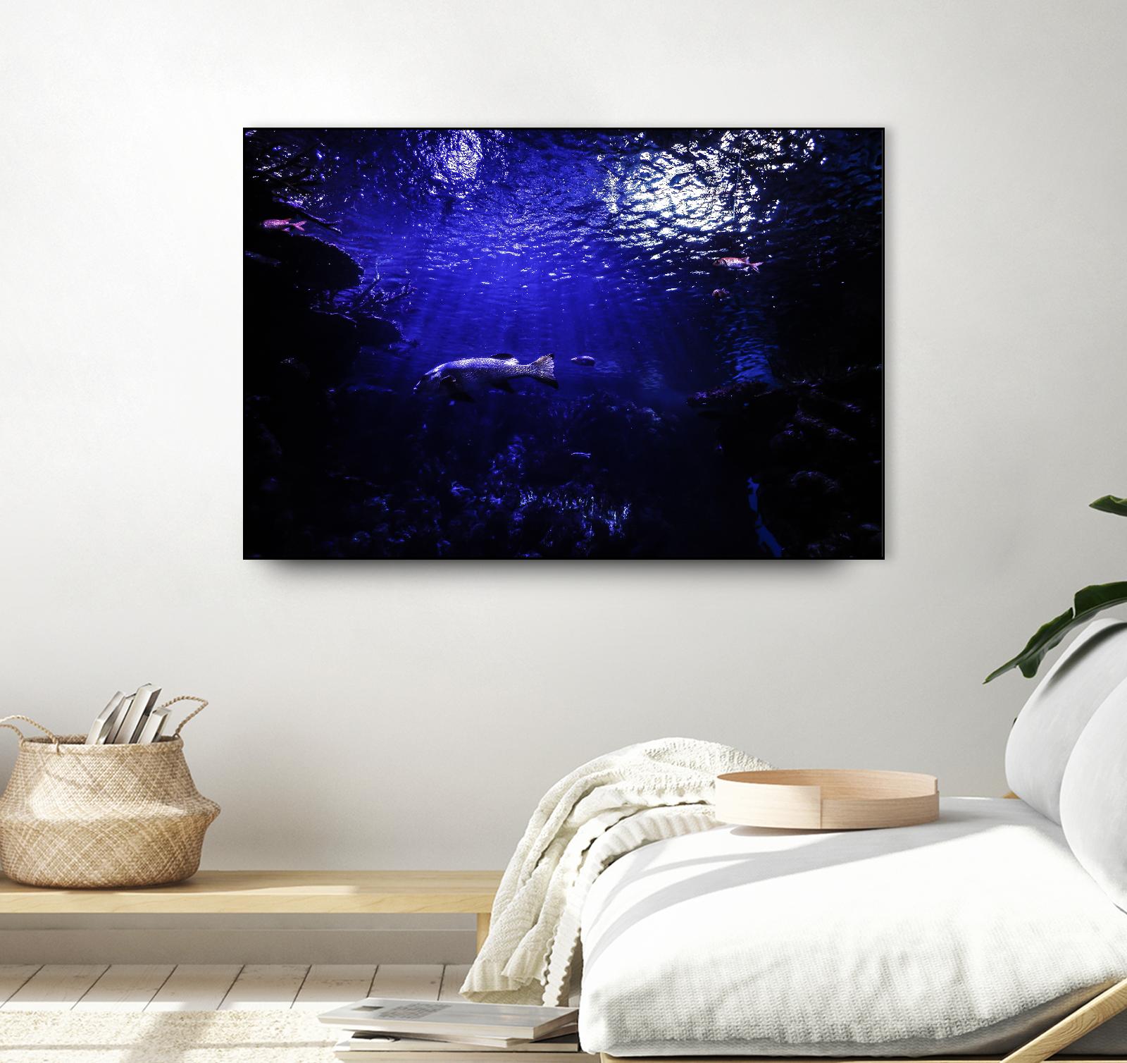 Dark Ocean by Pexels on GIANT ART - black sea scene