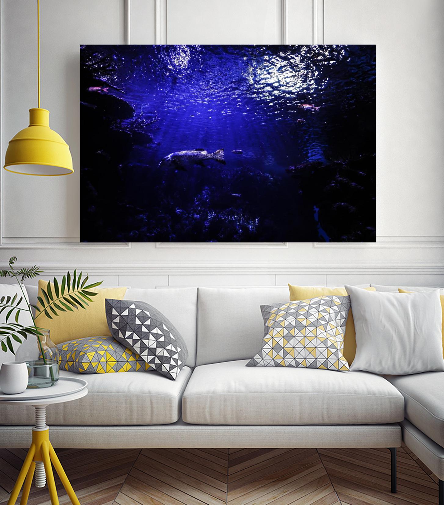 Dark Ocean by Pexels on GIANT ART - black sea scene