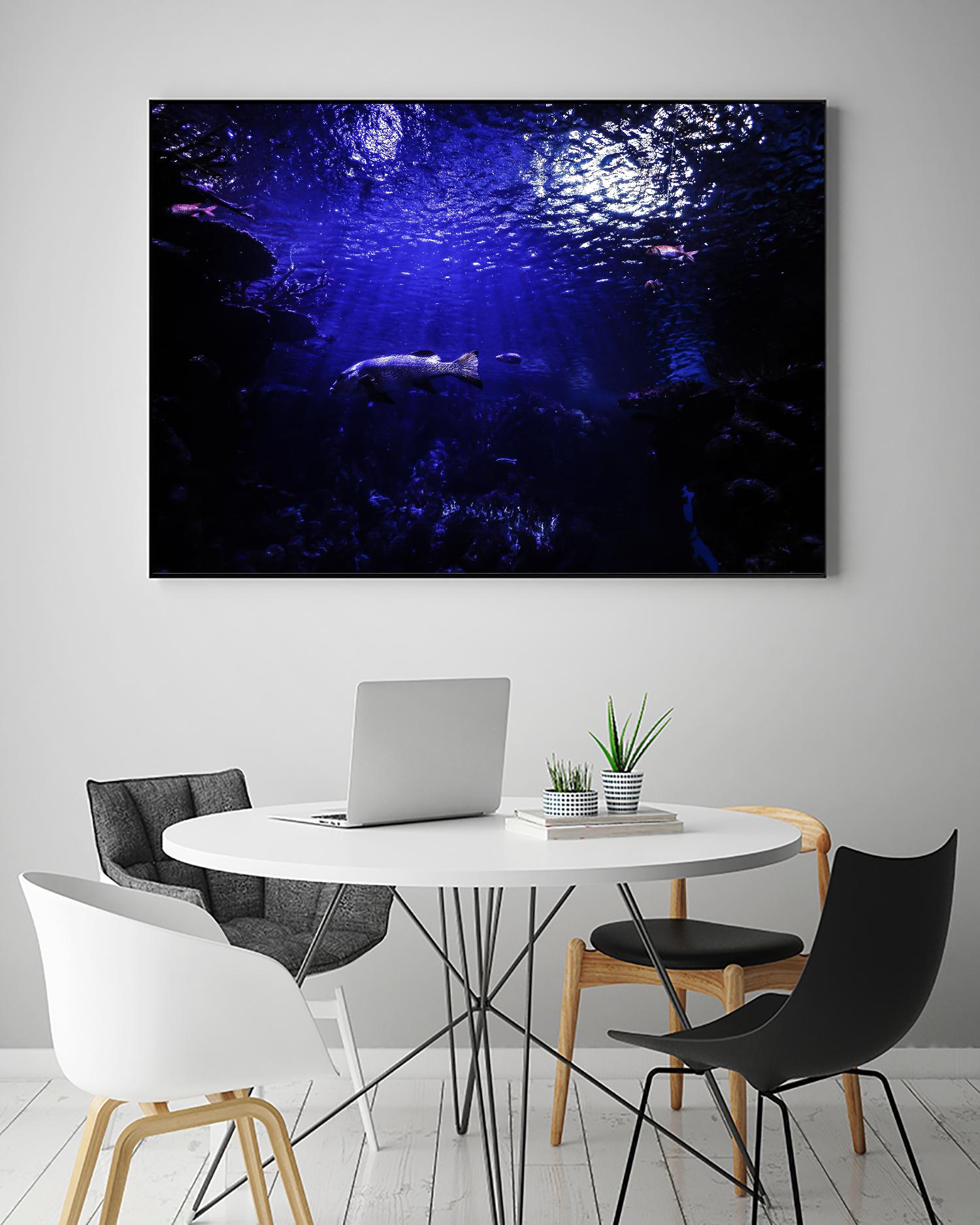 Dark Ocean by Pexels on GIANT ART - black sea scene