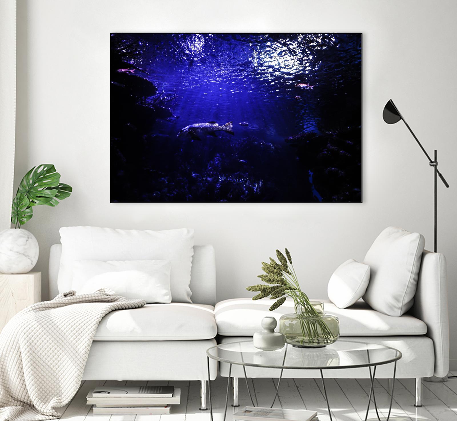 Dark Ocean by Pexels on GIANT ART - black sea scene