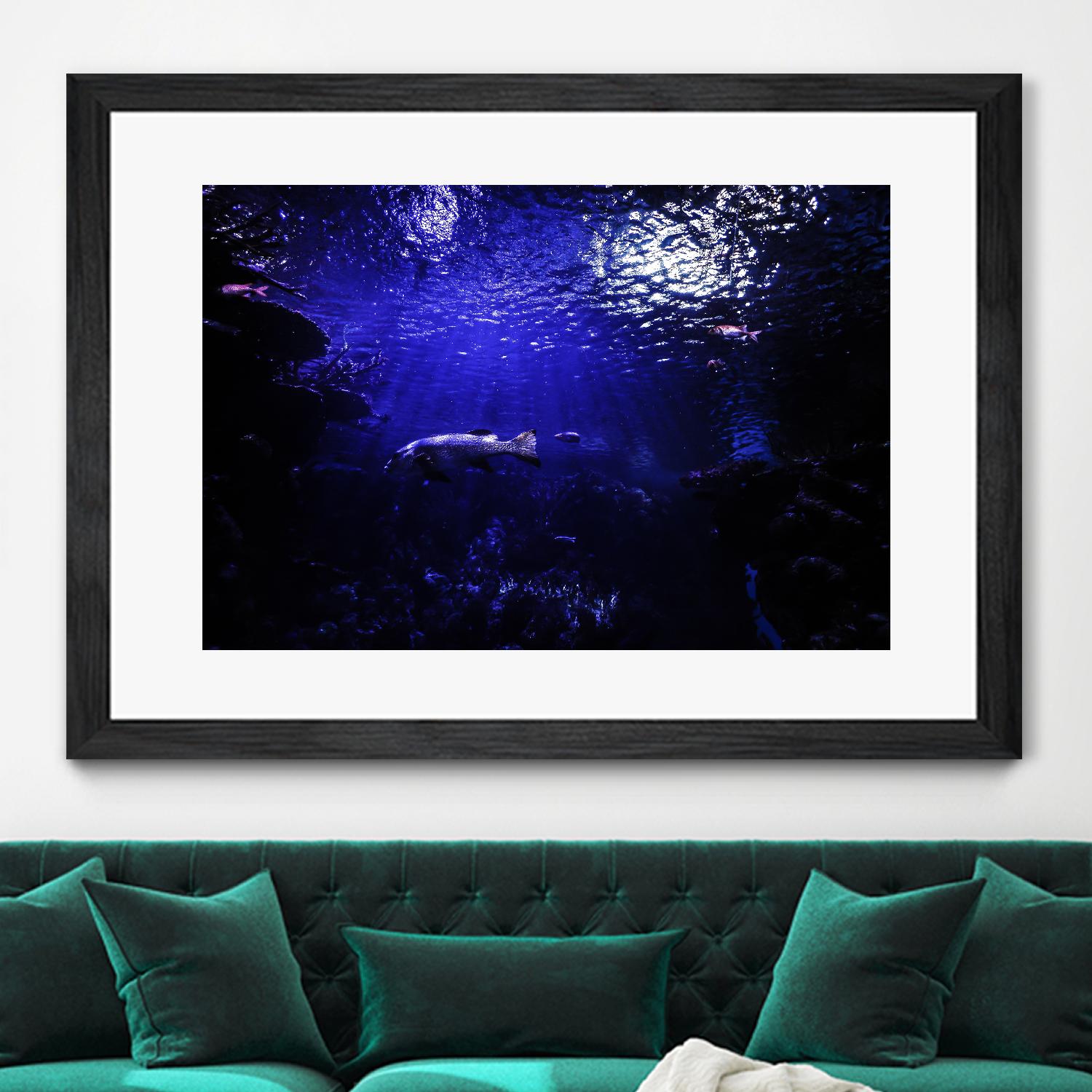 Dark Ocean by Pexels on GIANT ART - black sea scene